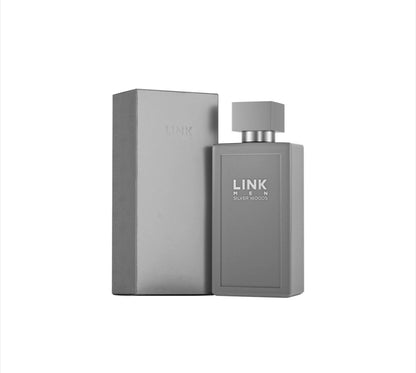 Link Men Silver Wood