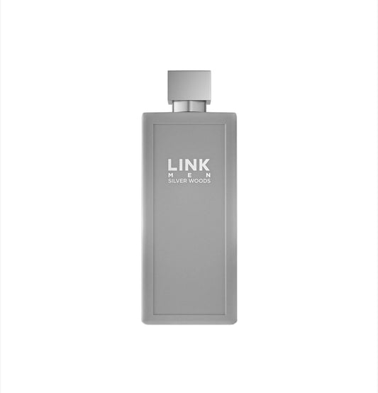 Link Men Silver Wood